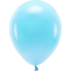 PartyDeco Balony Eco jasno niebieskie 30cm 10szt