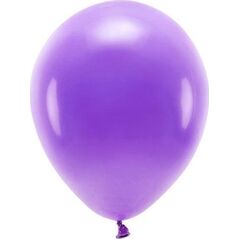 PartyDeco Balony Eco fioletowe 30cm 10szt