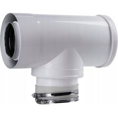SpiroFlex 60/100-80/125 adapterVST (trójnik) biały