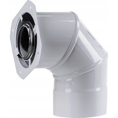 SpiroFlex 60/100-80/125 adapter IMK (kolanowy) biały