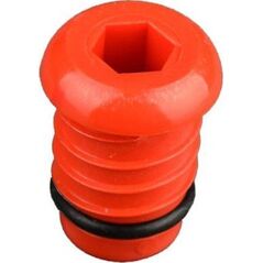 TI Group Korek do prób szczelności do rury PEX 16x2,0mm czerwony
