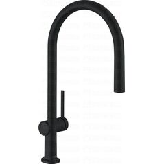 Bateria kuchenna Hansgrohe Talis M54 stojąca czarna matowa (72803670)