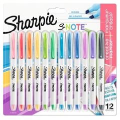 Sharpie 1x12 Sharpie Creatie Marker S-Note 12 colours