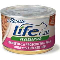 Life Pet Care LIFE CAT pusz.150g TUNA + CHICKEN HAM LA RICETTE /24