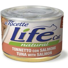 Life Pet Care LIFE CAT pusz.150g TUNA + SALMON LA RICETTE /24