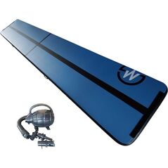 Master Dmuchany materac gimnastyczny MAS-B874-Blue-Black 600 cm x 100 cm x 10 cm niebieski