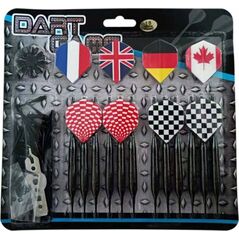 Master Lotki Rzutki do Gry w Darta MASTER Black 18g (12 lotek, 100 grotów)