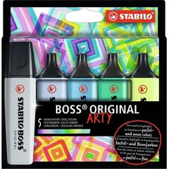 Stabilo Zakreślacz Boss Original Arty 5 kolorów chłodnych