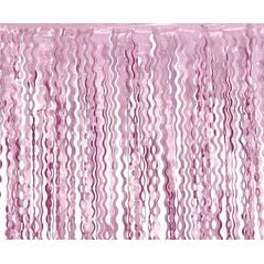 GoDan Kurtyna spirale metaliczna różowa 100x200cm