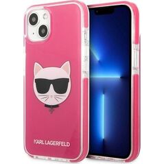 Karl Lagerfeld Karl Lagerfeld KLHCP13STPECPI iPhone 13 mini 5,4" hardcase fuksja/fuschia Choupette Head NoSize