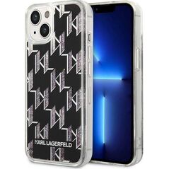 Karl Lagerfeld Karl Lagerfeld KLHCP14SLMNMK iPhone 14 6,1" hardcase czarny/black Liquid Glitter Monogram