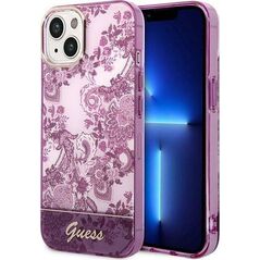 Guess Etui Guess GUHCP14MHGPLHF Apple iPhone 14 Plus fuksja/fuschia hardcase Porcelain Collection