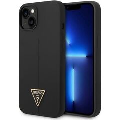 Guess Etui Guess GUHCP14MSLTGK Apple iPhone 14 Plus czarny/black hardcase Silicone Triangle