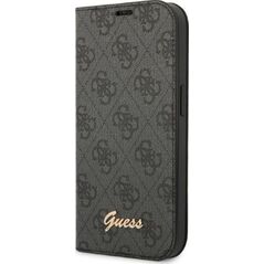 Guess Etui Guess GUBKP14LHG4SHK Apple iPhone 14 Pro czarny/black book 4G Vintage Gold Logo