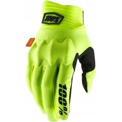 100% Rękawiczki 100% COGNITO Gloves Fluo Yellow - S (długość dłoni 181-187 mm) (NEW 2022)