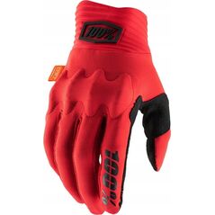 100% Rękawiczki 100% COGNITO Glove Red - L (długość dłoni 193-200 mm) (NEW 2022)