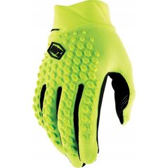 100% Rękawiczki 100% GEOMATIC Gloves Fluo Yellow - XL (długość dłoni 200-209 mm) (NEW 2022)