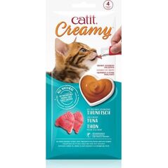 Catit Creamy Tuna, mokry przysmak, dla kota, tuńczyk, 4szt/opak