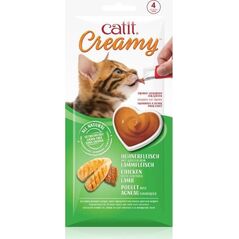 Catit Creamy Chicken & Lamb, mokry przysmak, dla kota, kurczak i jagnięcina, 4szt/opak