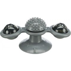 Trixie Window spinner, zabawka na przyssawce, dla kota, TPR, 16 cm, z dzwonkiem