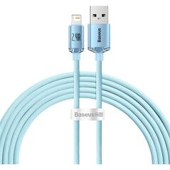 Kabel USB Baseus USB-A - Lightning 2 m Niebieski (CAJY001203)