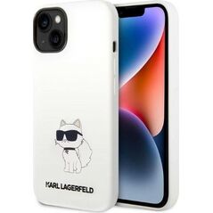 Karl Lagerfeld Etui Karl Lagerfeld KLHCP14MSNCHBCH Apple iPhone 14 Plus hardcase biały/white Silicone Choupette