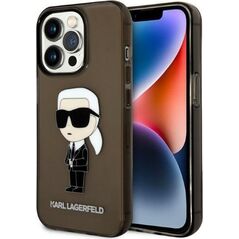 Karl Lagerfeld Etui Karl Lagerfeld KLHCP14XHNIKTCK Apple iPhone 14 Pro Max czarny/black hardcase Ikonik Etui Karl Lagerfeld