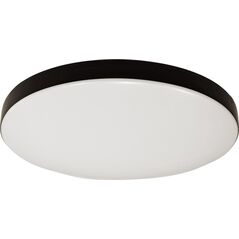 Lampa sufitowa Milagro Ledowy plafon Maya 13W czarna z czujnikiem ruchu zmierzchu