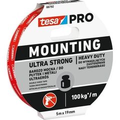 Tesa TAŚMA MONTAŻ.DWUSTR.PIAN.5M:19MM PRO ULTRA STRONG