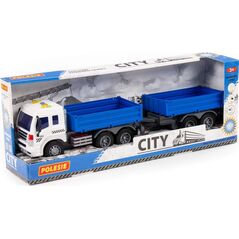 Polesie AUTO TRUCK 50CM WADER P SW/DZ NIEB TRAILER WB4 14119325 4810344093127