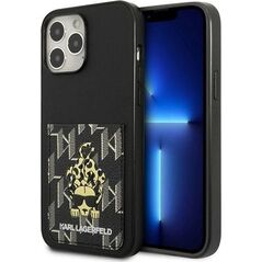 Karl Lagerfeld Karl Lagerfeld KLHCP13XCANCNK iPhone 13 Pro Max 6,7" hardcase czarny/black Karlimals Cardslot NoSize