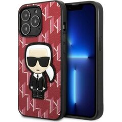 Karl Lagerfeld Etui Karl Lagerfeld KLHCP13LPMNIKPI Apple iPhone 13 Pro hardcase czerwony/red Monogram Ikonik Patch