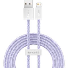 Kabel USB Baseus USB-A - Lightning 2 m Fioletowy (CALD040105)