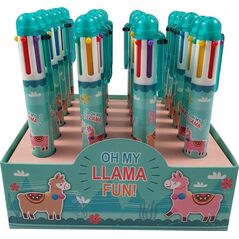 Ziemia Obiecana Długopis 6 kolorów w jednym Lama (24szt)