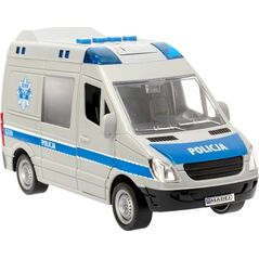 POLICJA RADIOWÓZ WÓZ POLICYJNY POLSKI NAPIS ŚWIATŁO DŹWI