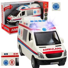 Auto Karetka Pogotowia VAN NAPĘD Polskie oznaczenia DŹWIĘK