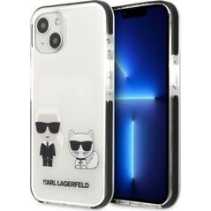 Karl Lagerfeld Etui Karl Lagerfeld KLHCP13STPEKCW Apple iPhone 13 mini hardcase biały/white Karl&Choupette
