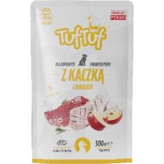 BULT TUF TUF Saszetka mielonki dla psa Kaczka z Jabłkiem 500g