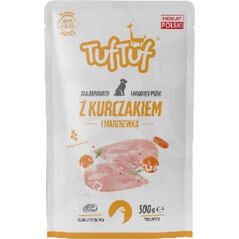 BULT TUF TUF Saszetka mielonki dla psa Kurczak z Marchewką 500g