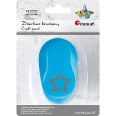 Titanum Dziurkacz z motywem 25mm gwiazda