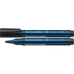 Schneider Marker permanentny okrągły czarny (10szt)