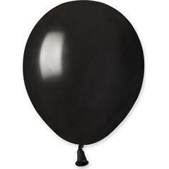 GoDan Balony metaliczne czarne 100szt