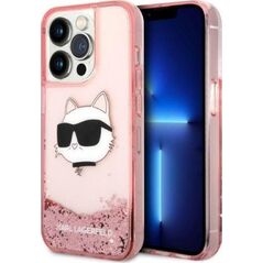 Karl Lagerfeld Etui Karl Lagerfeld KLHCP14XLNCHCP Apple iPhone 14 Pro Max różowy/pink hardcase Glitter Choupette Head