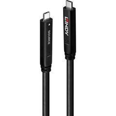 Kabel USB Lindy USB-C - USB-C 10 m Czarny (43333)