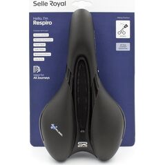 Selle Royal Siodło SELLEROYAL RESPIRO SOFT ATHLETIC 45st. żelowe + elastomery unisex 398g (NEW 2023)