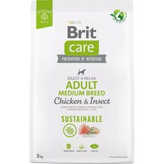 Brit Brit Care Sustainable Adult Med Chicken Insect 3kg