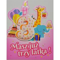 Yeku Karnet Urodziny 3