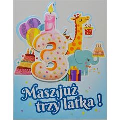 Yeku Karnet Urodziny 3