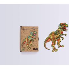 PuzzleOK Puzzle drewniane eko 72 Tyranozaur rex A4