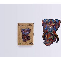 PuzzleOK Puzzle drewniane eko 68 Słoń indyjski A4